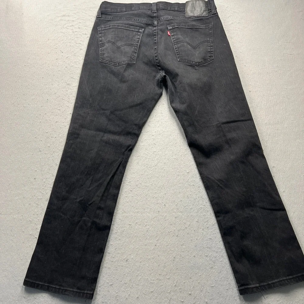 Levis 559 Relaxed Straight Jeans Mens 34x30 Washed Black Denim 00559-0239